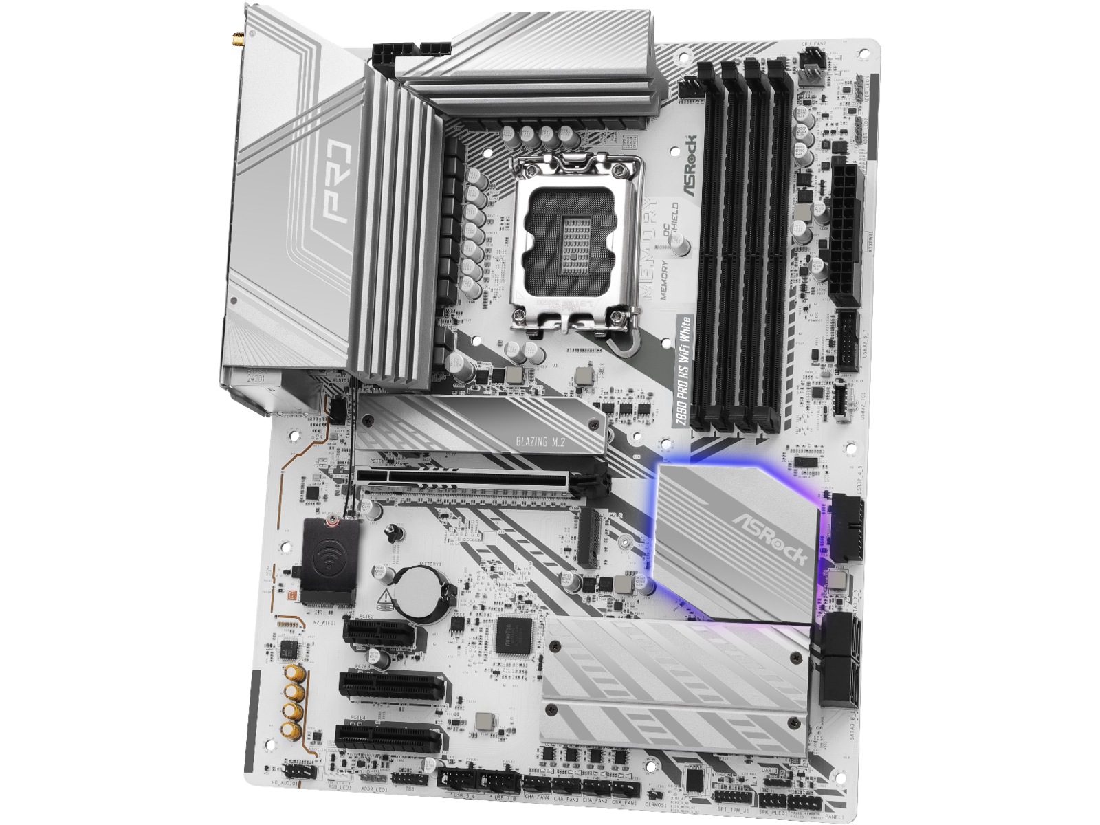 ASRock Z890 PRO RS WIFI Hovedkort (hvit) Intel Socket