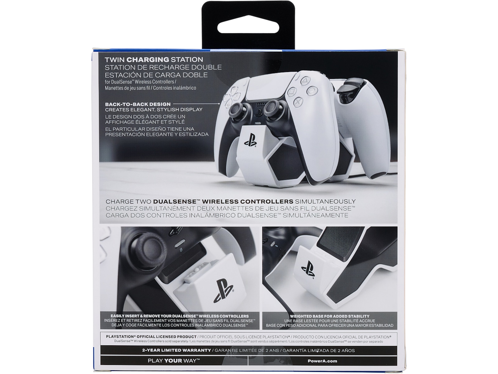 PowerA DualSense Twin Charging Station Tilbehør til PS5