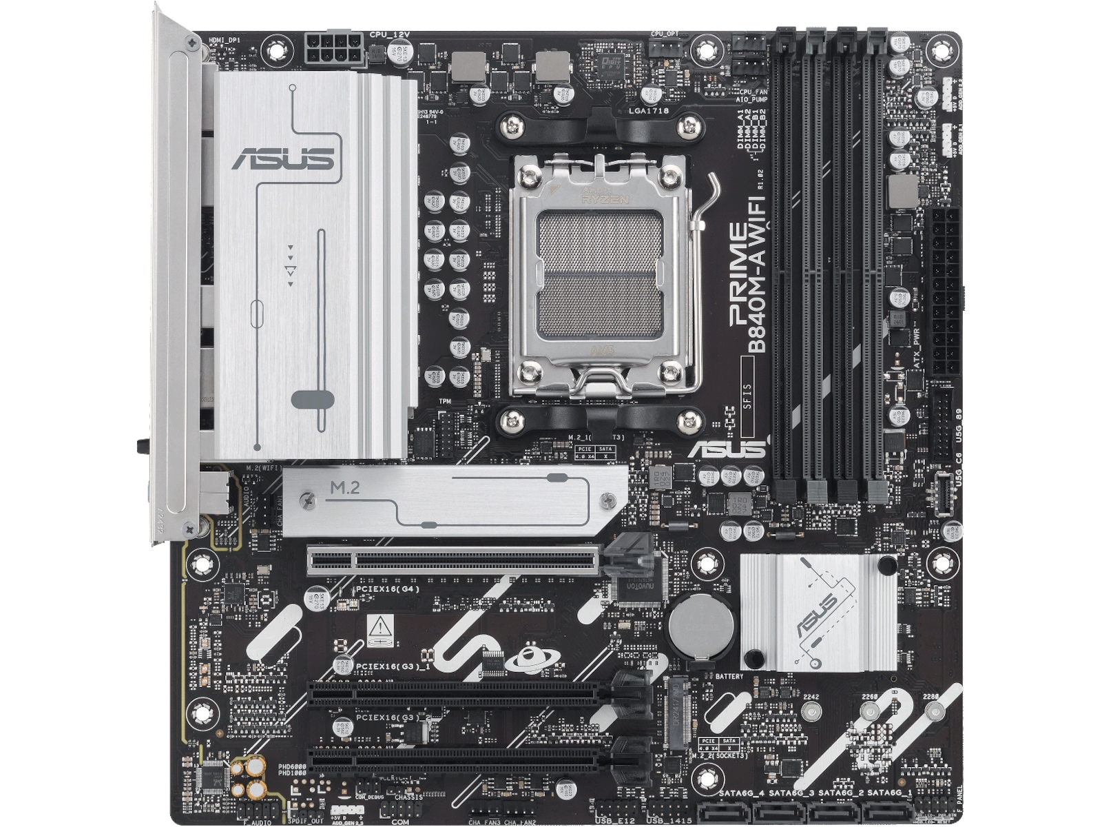 ASUS PRIME B840M-A WIFI Hovedkort AMD Socket