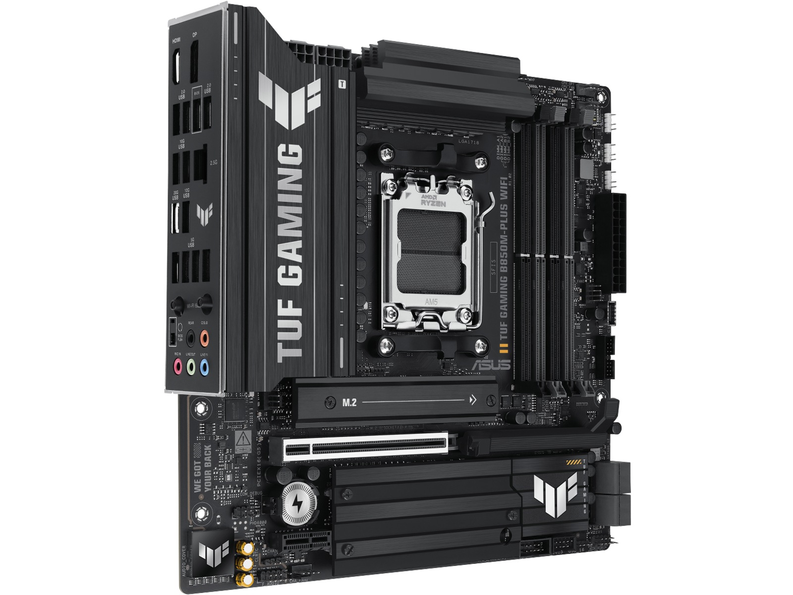 ASUS TUF GAMING B850M-PLUS WIFI Hovedkort AMD Socket