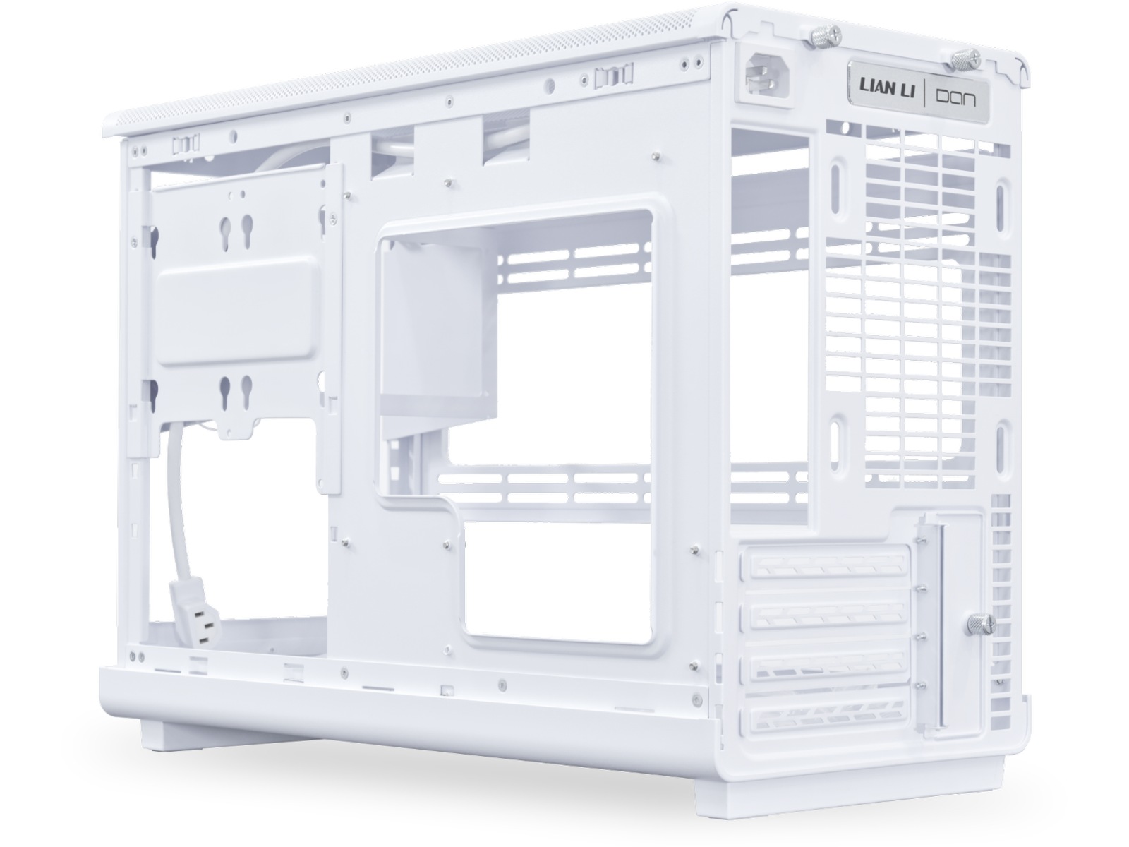 Lian Li A3- mATX-WD (hvit/beech) Midi tower