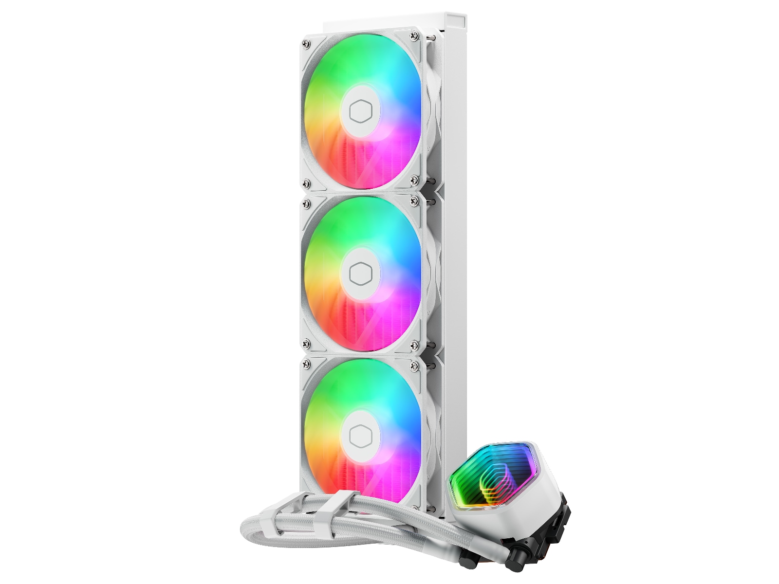 Cooler Master MasterLiquid 360 Core II ARGB Kjøler (hvit) CPU - Vannkjøling