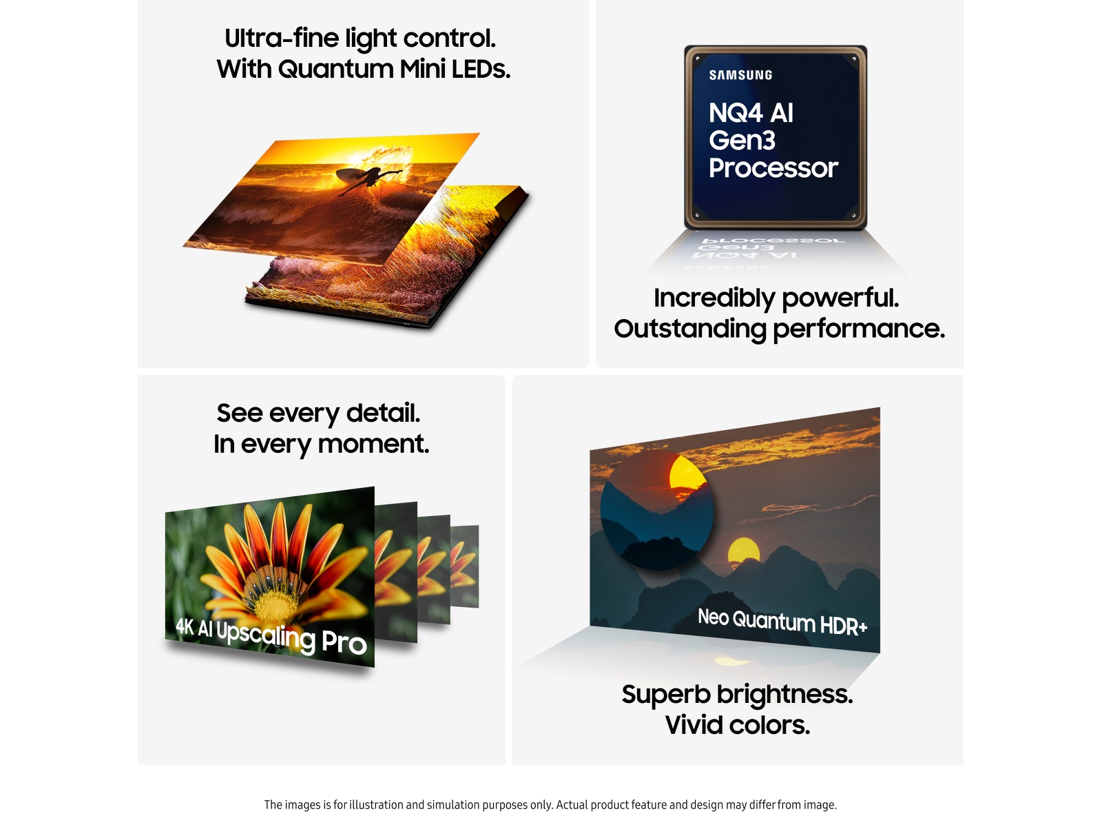 Samsung 65" QN90F Neo QLED 4K Mini LED Smart TV (2025) 60 - 69 tommer TV