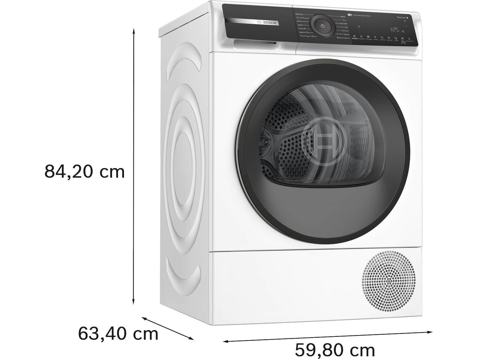 Bosch Serie 6 WQH245B9SN Tørketrommel Tørketrommel