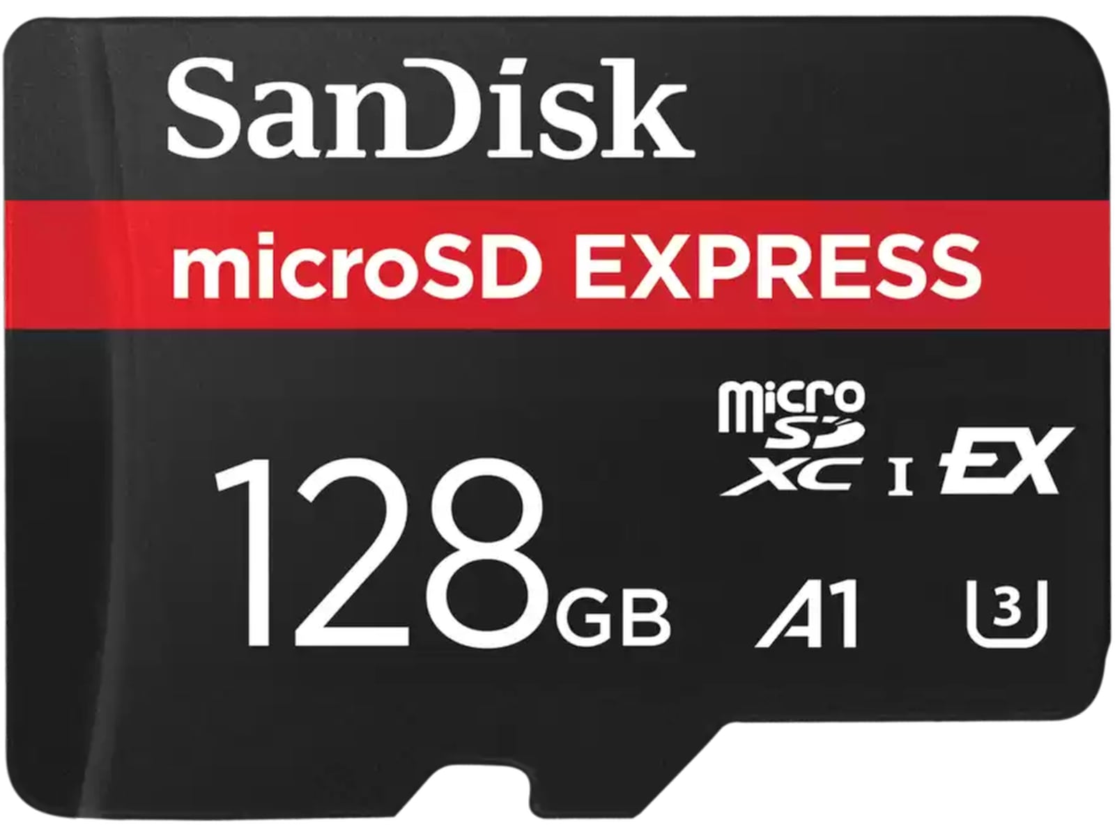 SanDisk microSD Express Card 128GB Minnekort til foto & video
