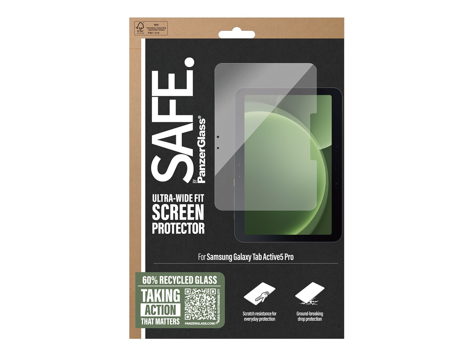 PanzerGlass SAFE. Galaxy Tab Active5 Pro Skjermbeskytter Skjermbeskyttelse nettbrett