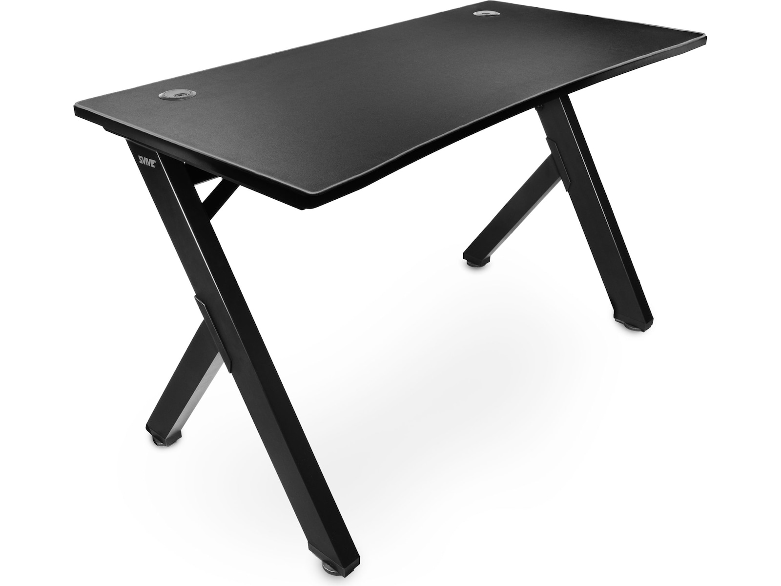 Svive Cygnus Gaming Desk matt sort med grå sømmer Gaming desk