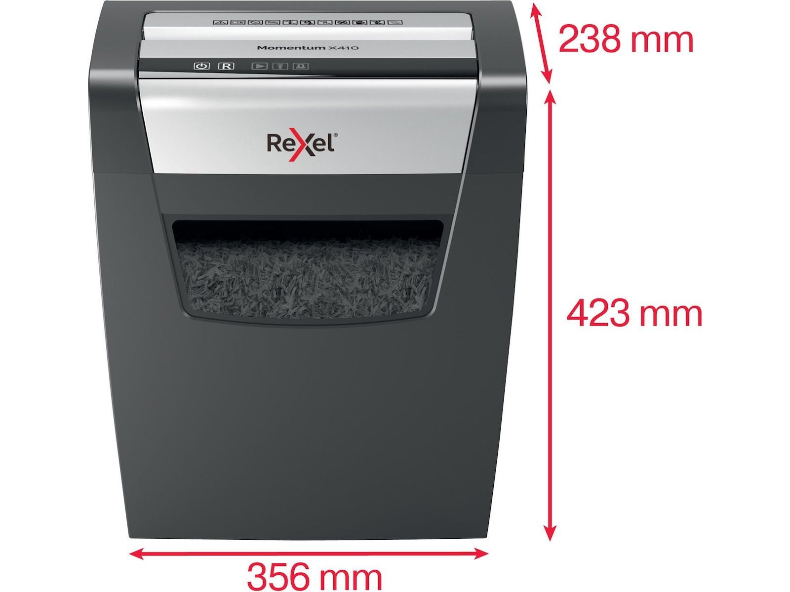 Rexel makuleringsmaskin Momentum X410 P4 Makuleringsmaskiner