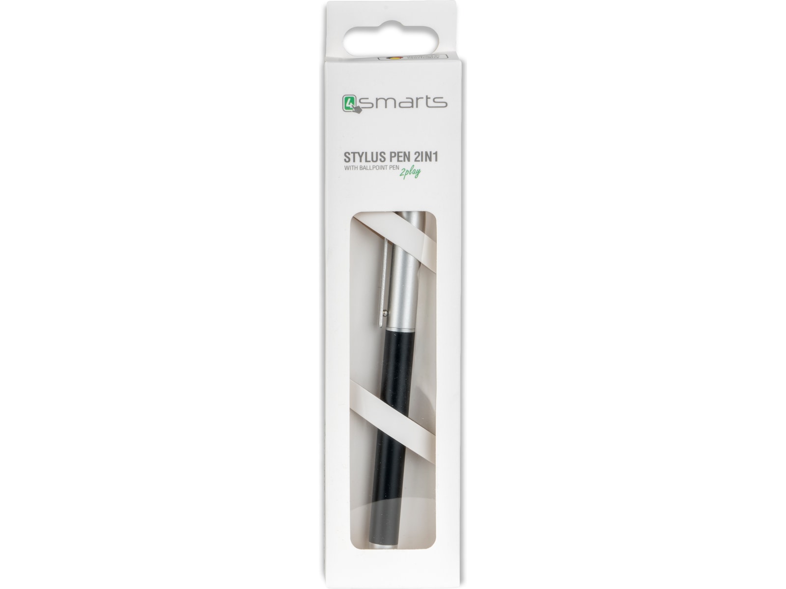 4Smarts Stylus Pen 2in1, Sort Tastatur og stylus