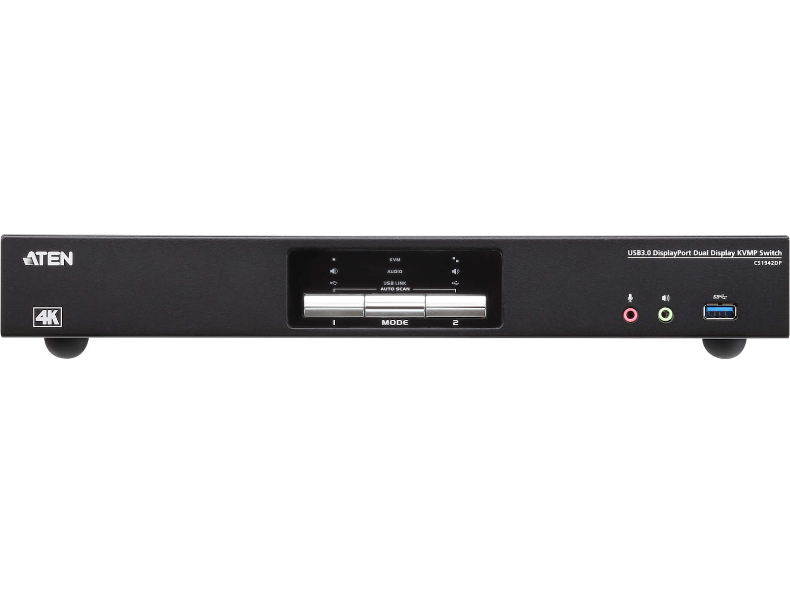 Aten KVM 2-PC 1-Bruker CS1942DP Dockingstasjon & USB-HUB
