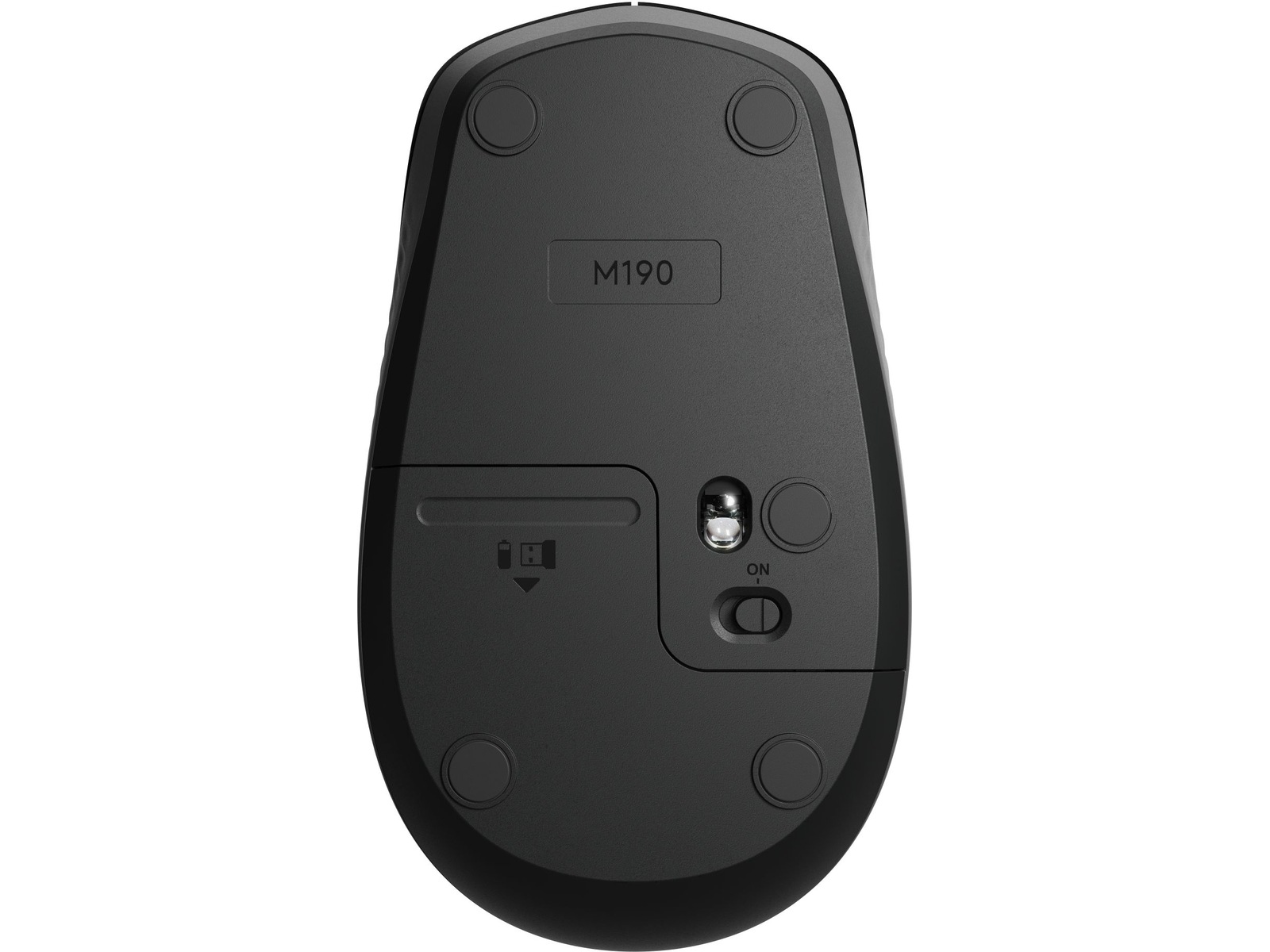 Logitech M190 Trådløs mus i full størrelse koksgrå Mus