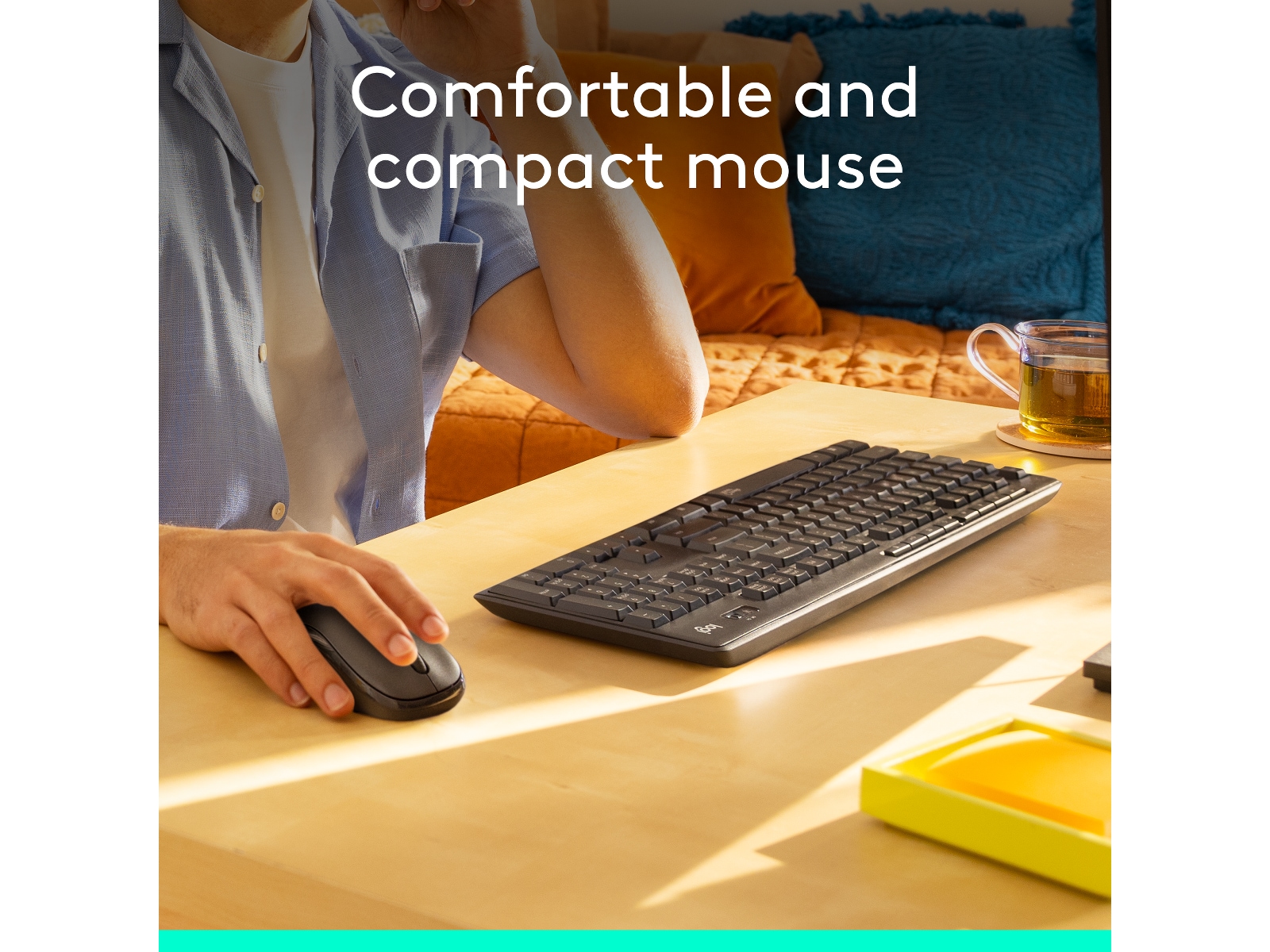 Logitech MK295 Silent Wireless Combo - GRAPHITE Mus & tastatur -kombipakker