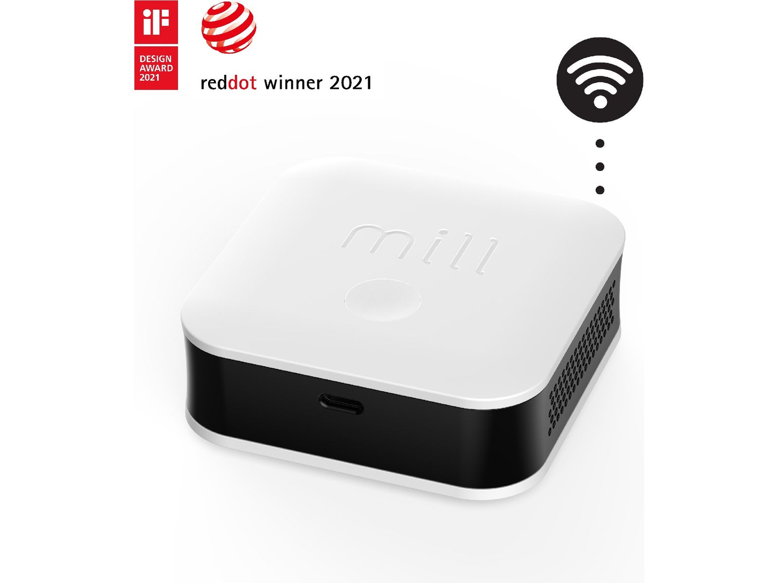 Mill Sense inneklimasensor (hvit) Luftkvalitetsmålere