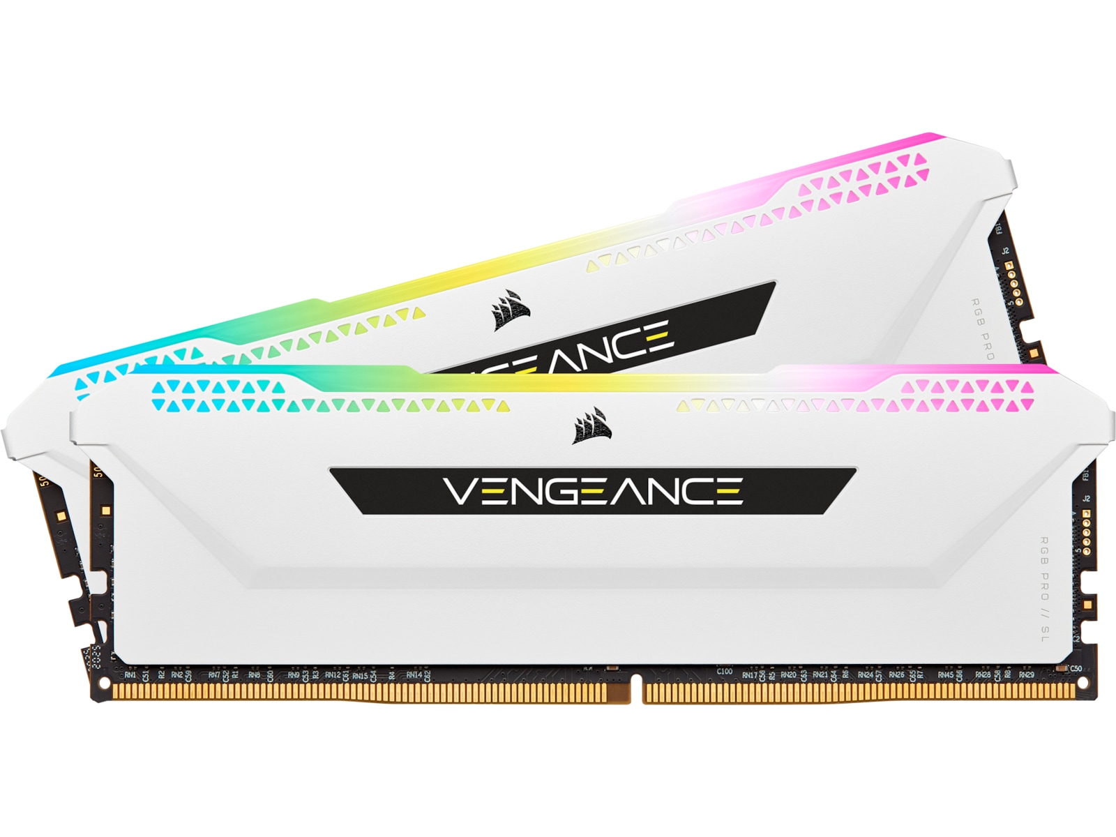 Corsair Vengeance RGB PRO SL DDR4 3200Mhz 32GB (hvit) Minnebrikker