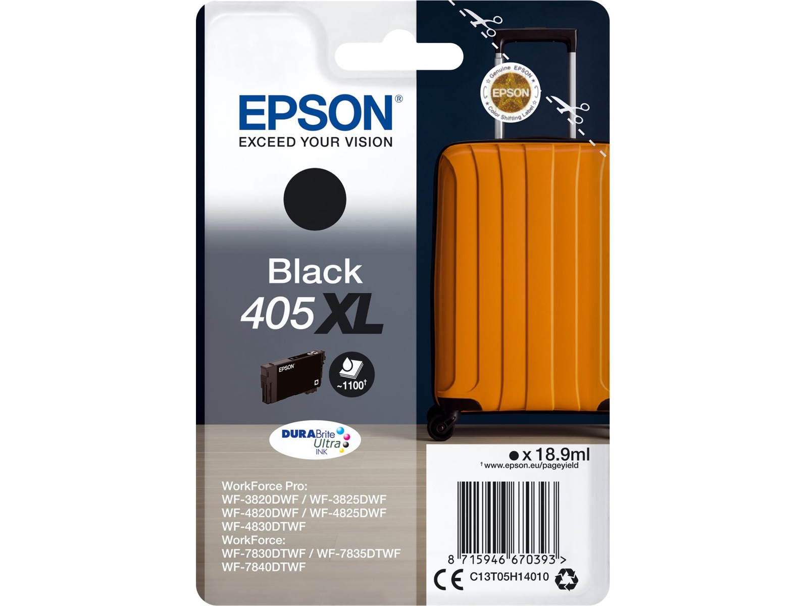 Epson Blekk 405XL Sort Blekkpatroner