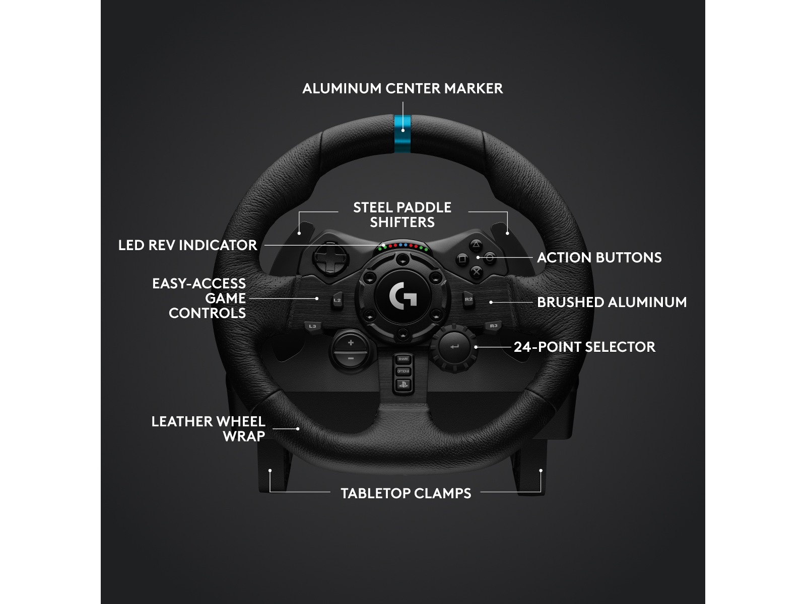 Logitech G923 og Driving Force Shifter Bundle Ratt & pedaler