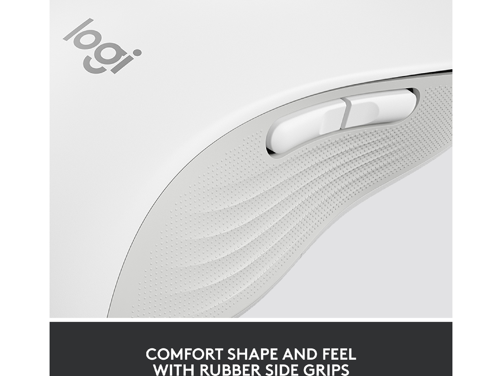 Logitech Signature M650 Large trådløs mus Offwhite Mus