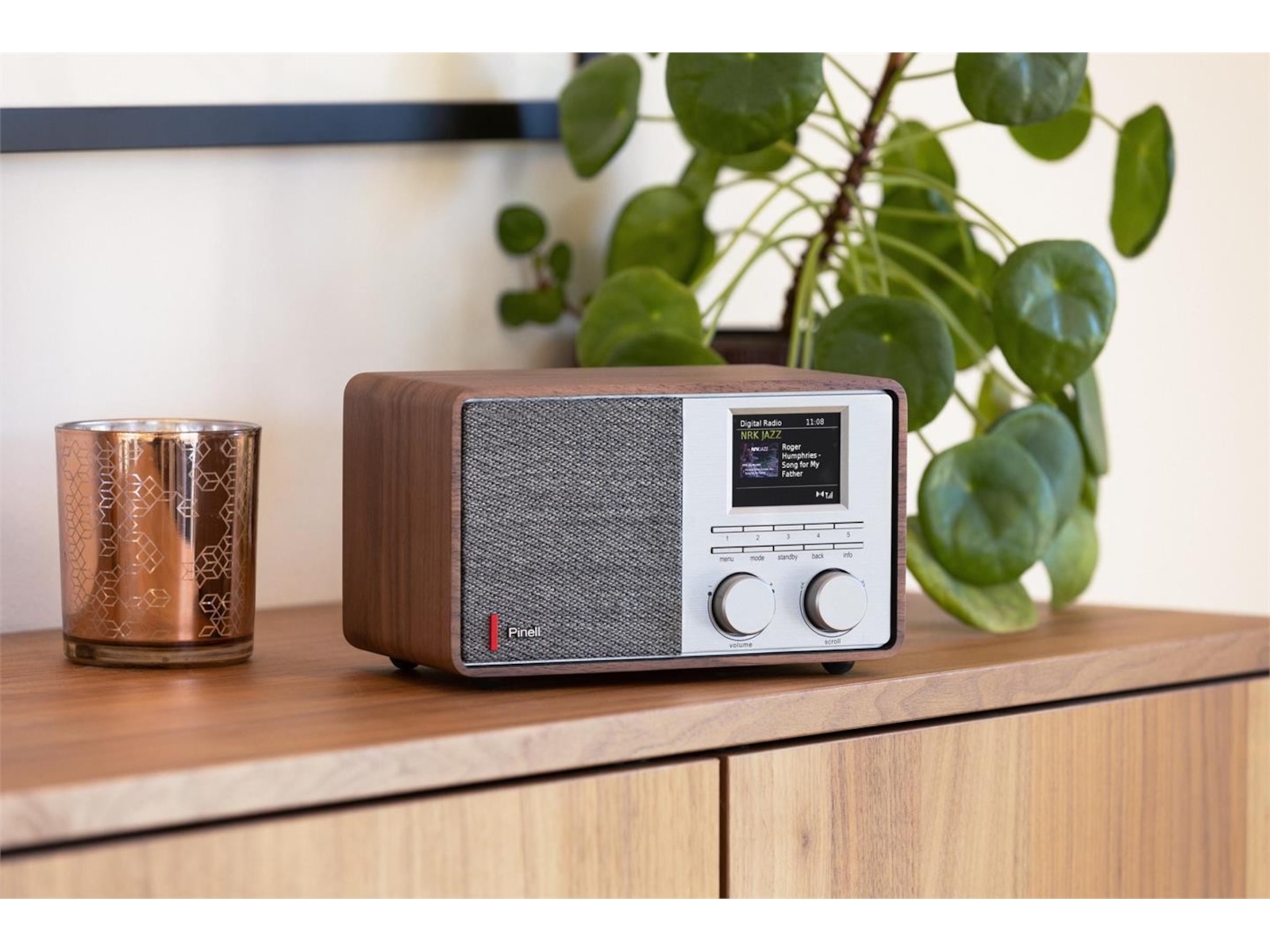 Pinell Supersound 201 (valnøtt) Radio & musikkspillere