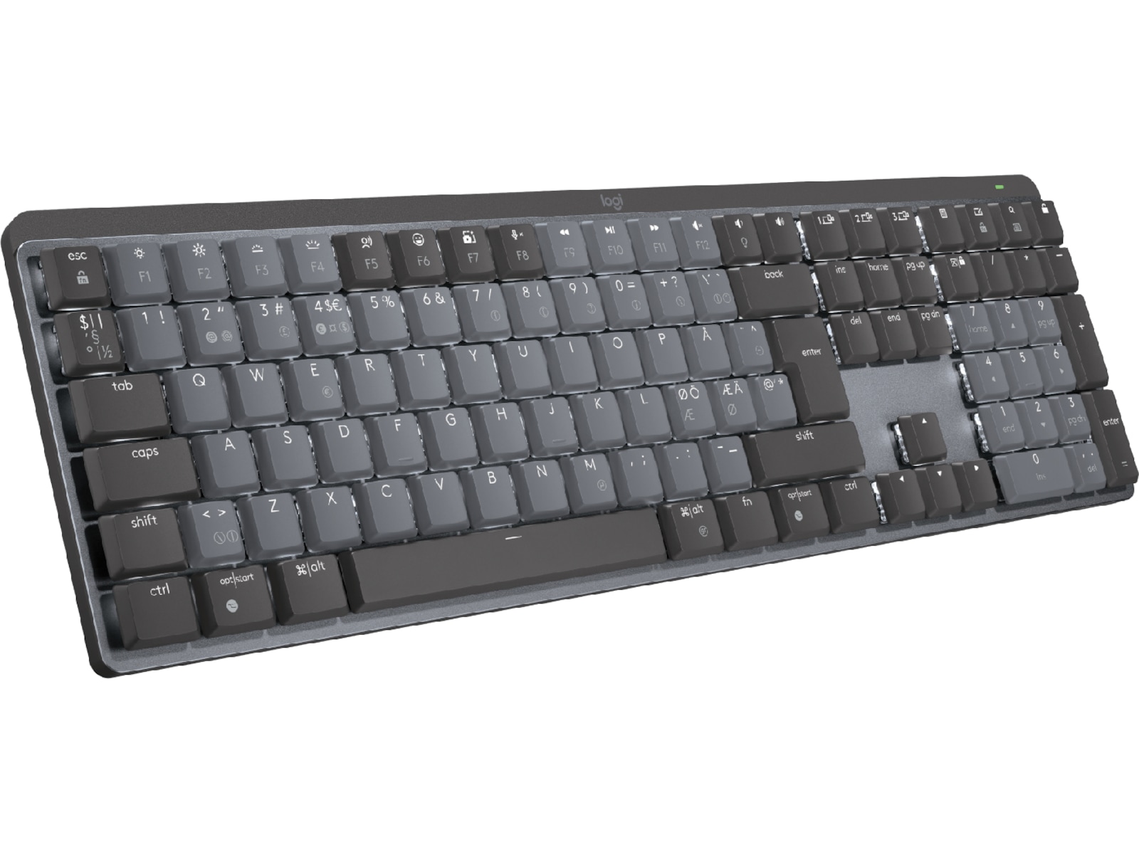 Logitech MX Mechanical Wireless Clicky (graphite) Tastatur