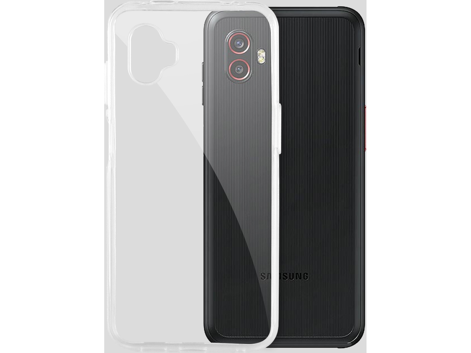 iiglo Galaxy Xcover 6 Pro Silikondeksel (gjennomsiktig) Deksel til mobiltelefon