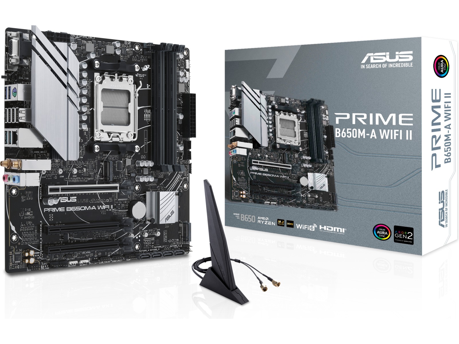 ASUS Prime B650M-A WIFI II Hovedkort AMD Socket
