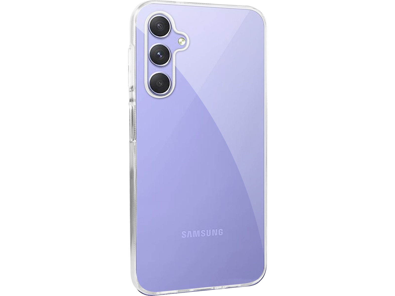 iiglo Galaxy A54 5G Silikondeksel (gjennomsiktig) Deksel til mobiltelefon