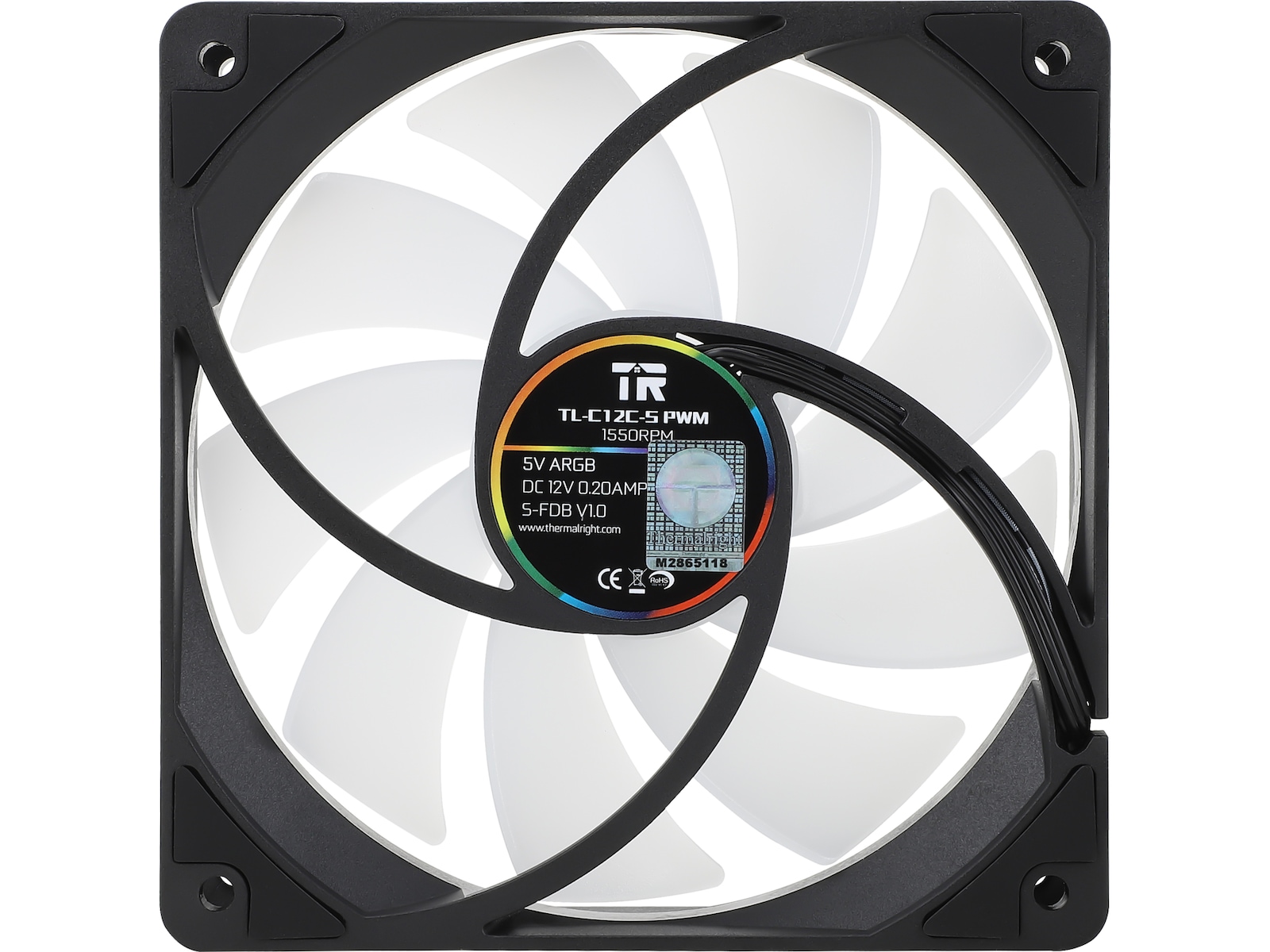 Thermalright TL-C12C-S ARGB 120mm Vifte (sort) Vifter