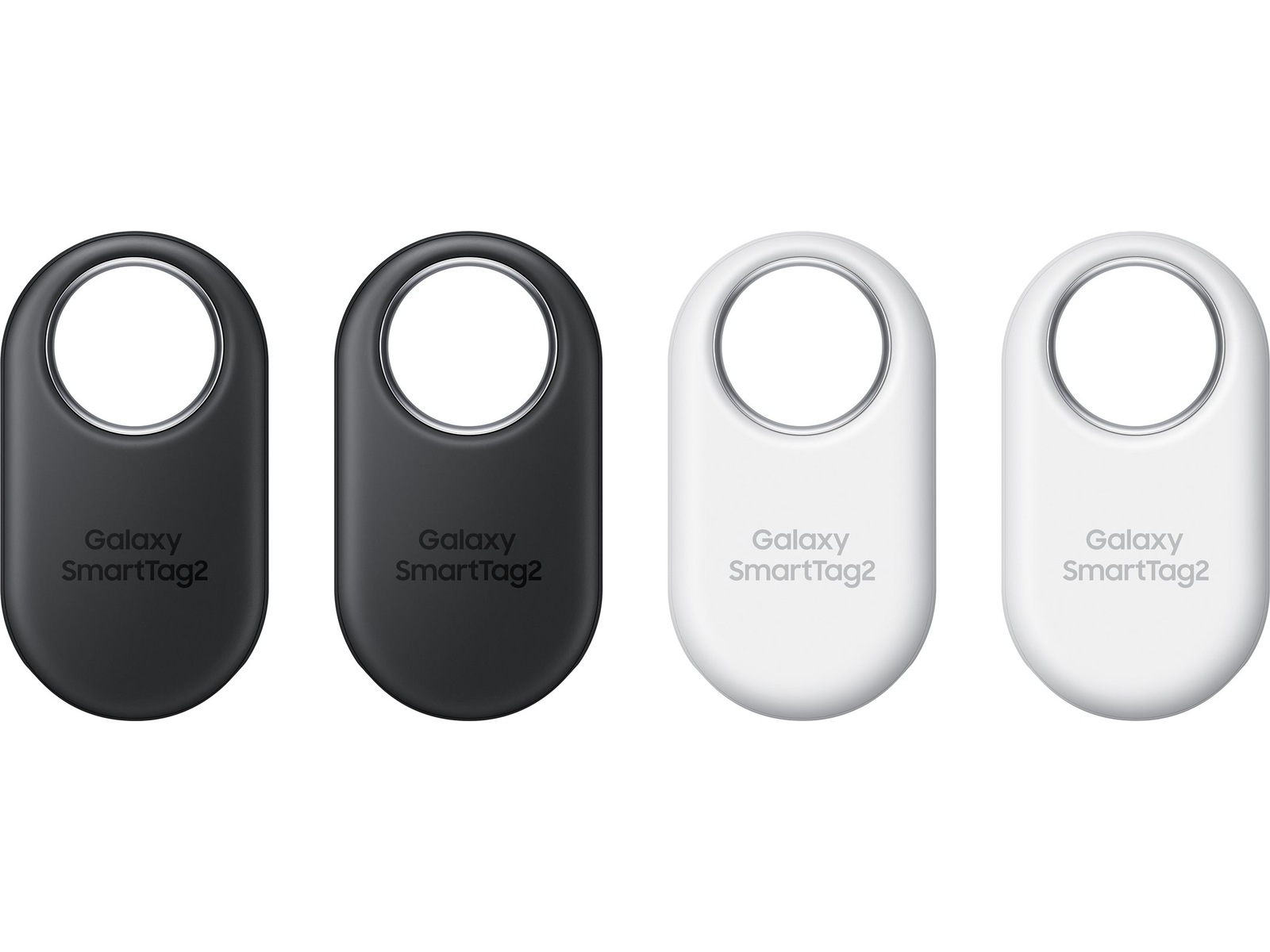Samsung Galaxy SmartTag2 sporingsbrikke 4-pack (sort/hvit) Sporingsbrikke & GPS