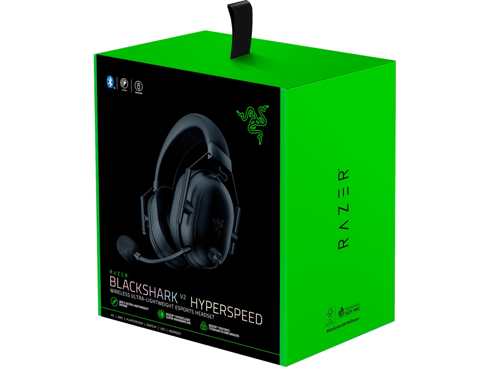 Razer Blackshark V2 Hyperspeed Trådløs Gaming Headset Gaming headset