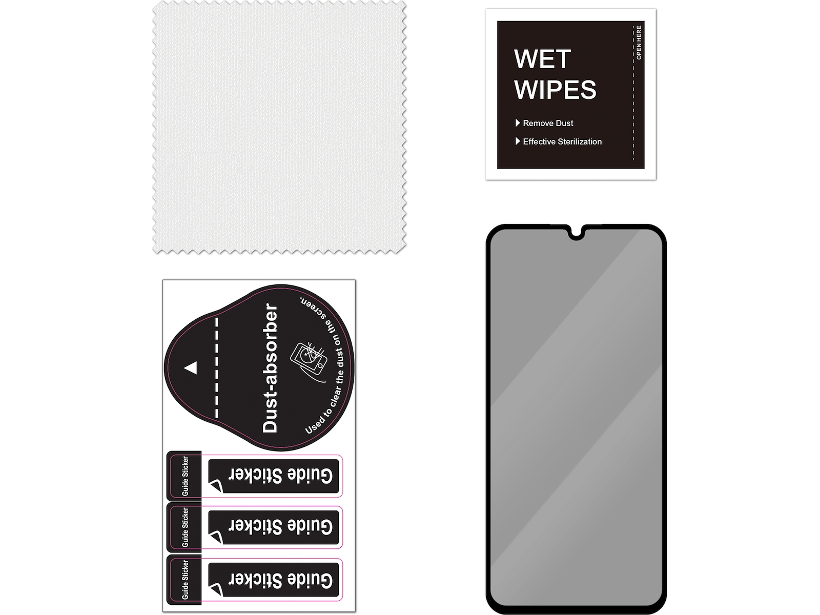 iiglo Samsung Galaxy A15 Privacy Skjermbeskytter Skjermbeskyttelse