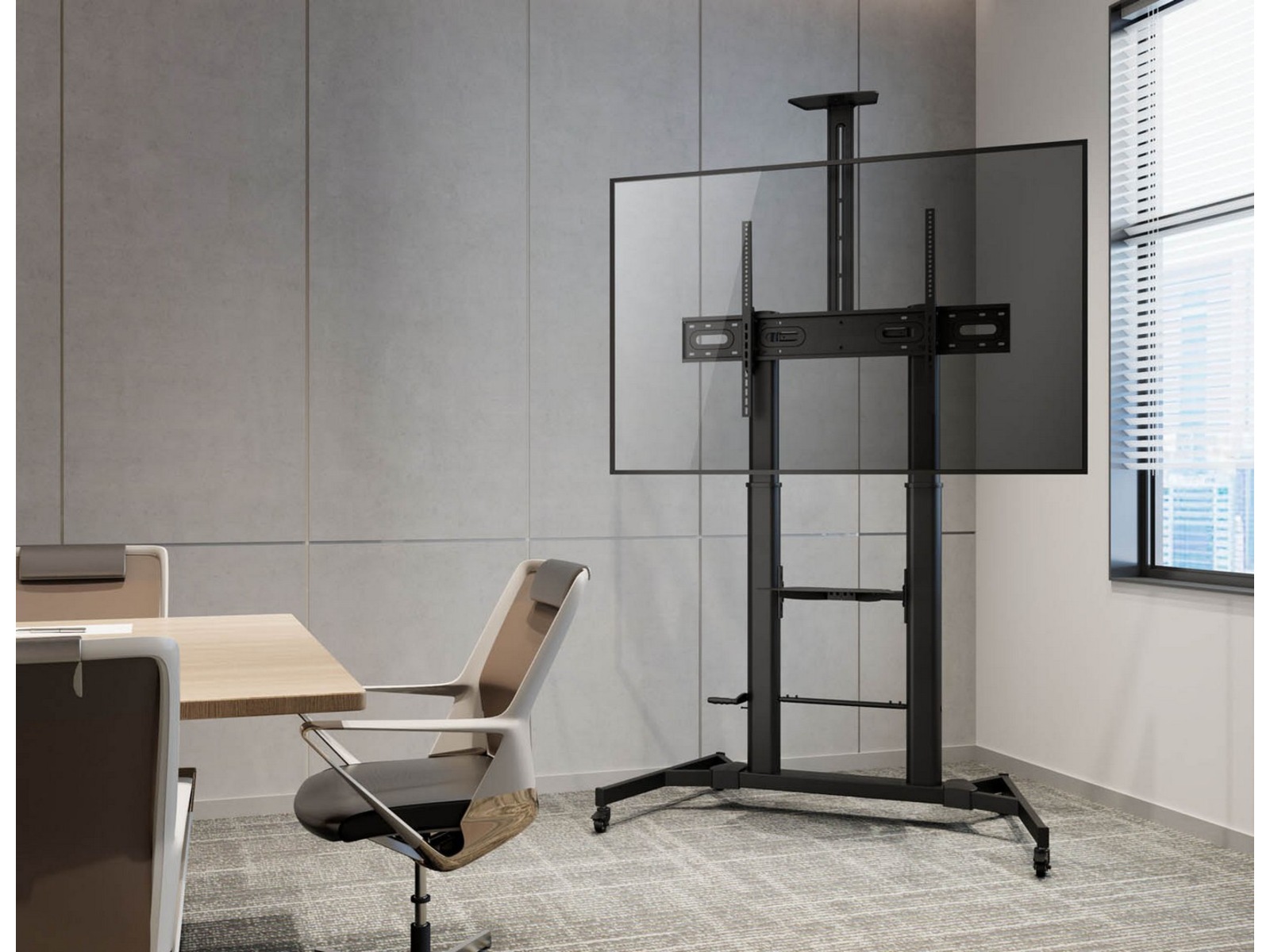 Andersson gulvstativ / tralle med hjul 60-100" Veggfeste & TV-stativ