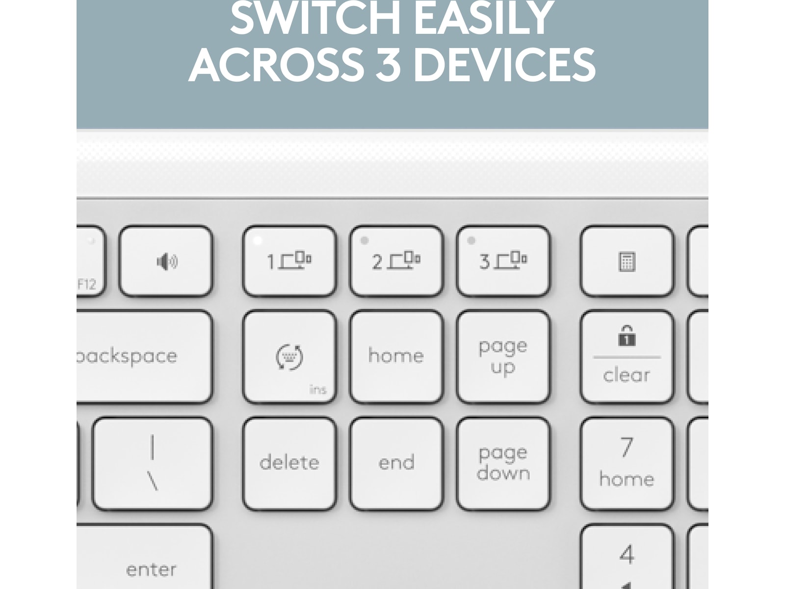 Logitech Signature Slim Combo MK950 (off-white) Mus & tastatur -kombipakker