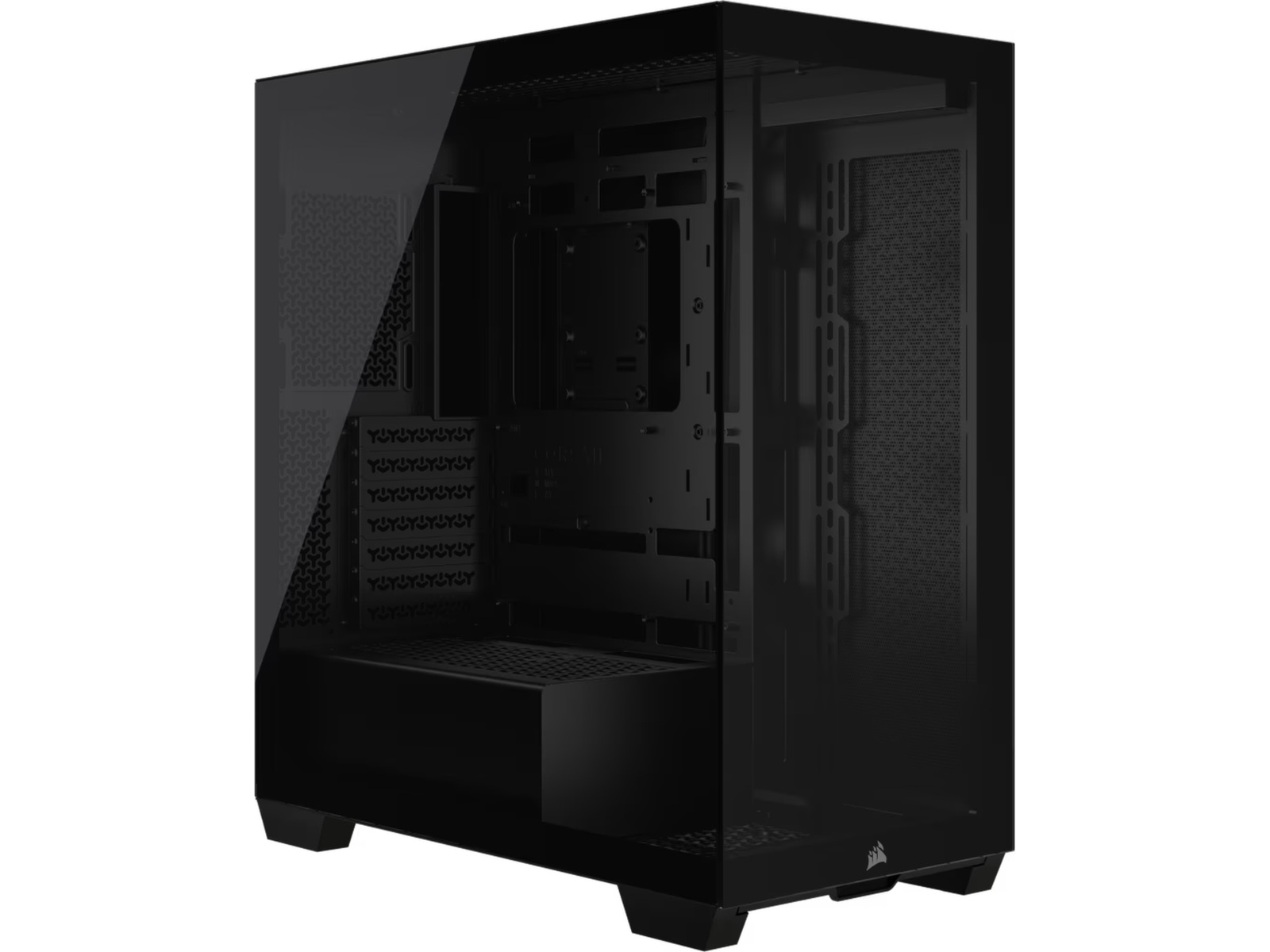 Corsair 3500X Tempered Glass Mid-Tower (sort) Midi tower