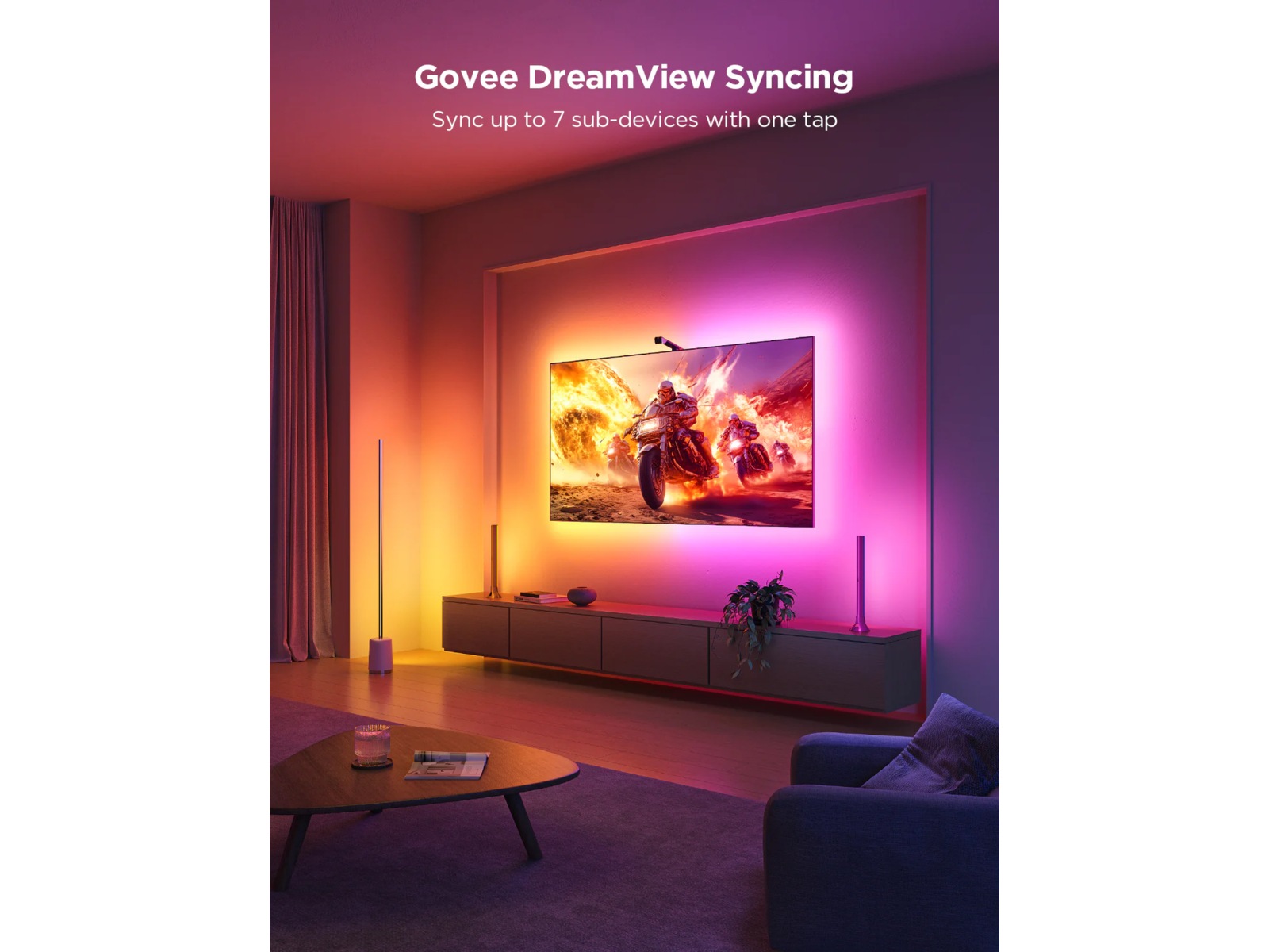 Govee Envisual TV Backlight 3 Lite(55-65'') Led strips & underholdning