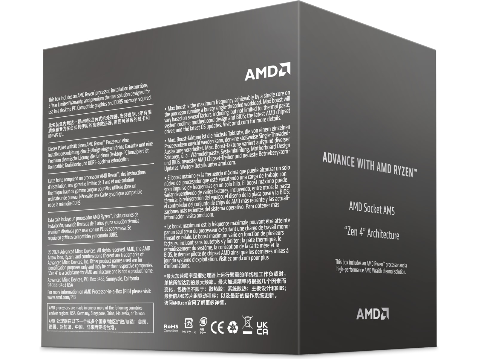 AMD Ryzen 7 8700F CPU Prosessorer