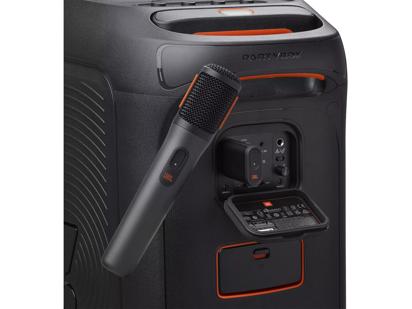 JBL PartyBox 2x Trådløs Mikrofon Trådløs / Bluetooth-høyttaler