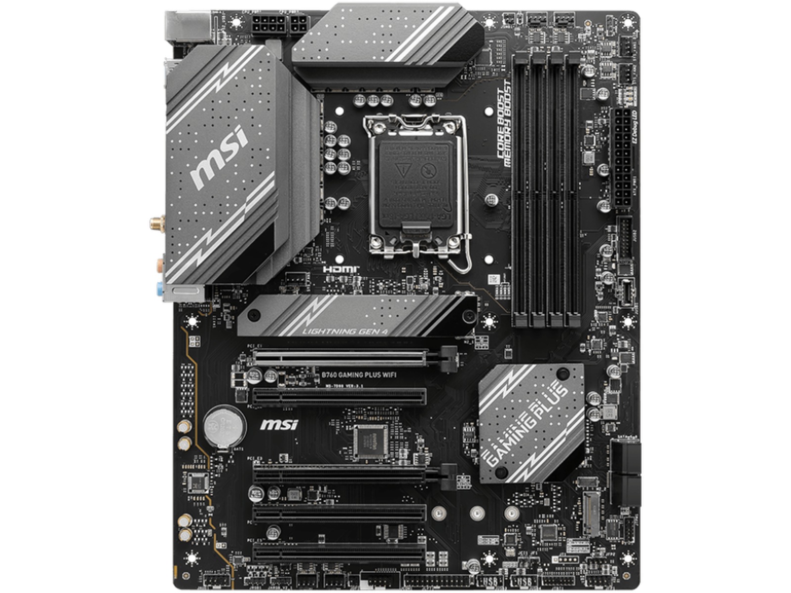 MSI B760 Gaming Plus WiFi Hovedkort Intel Socket