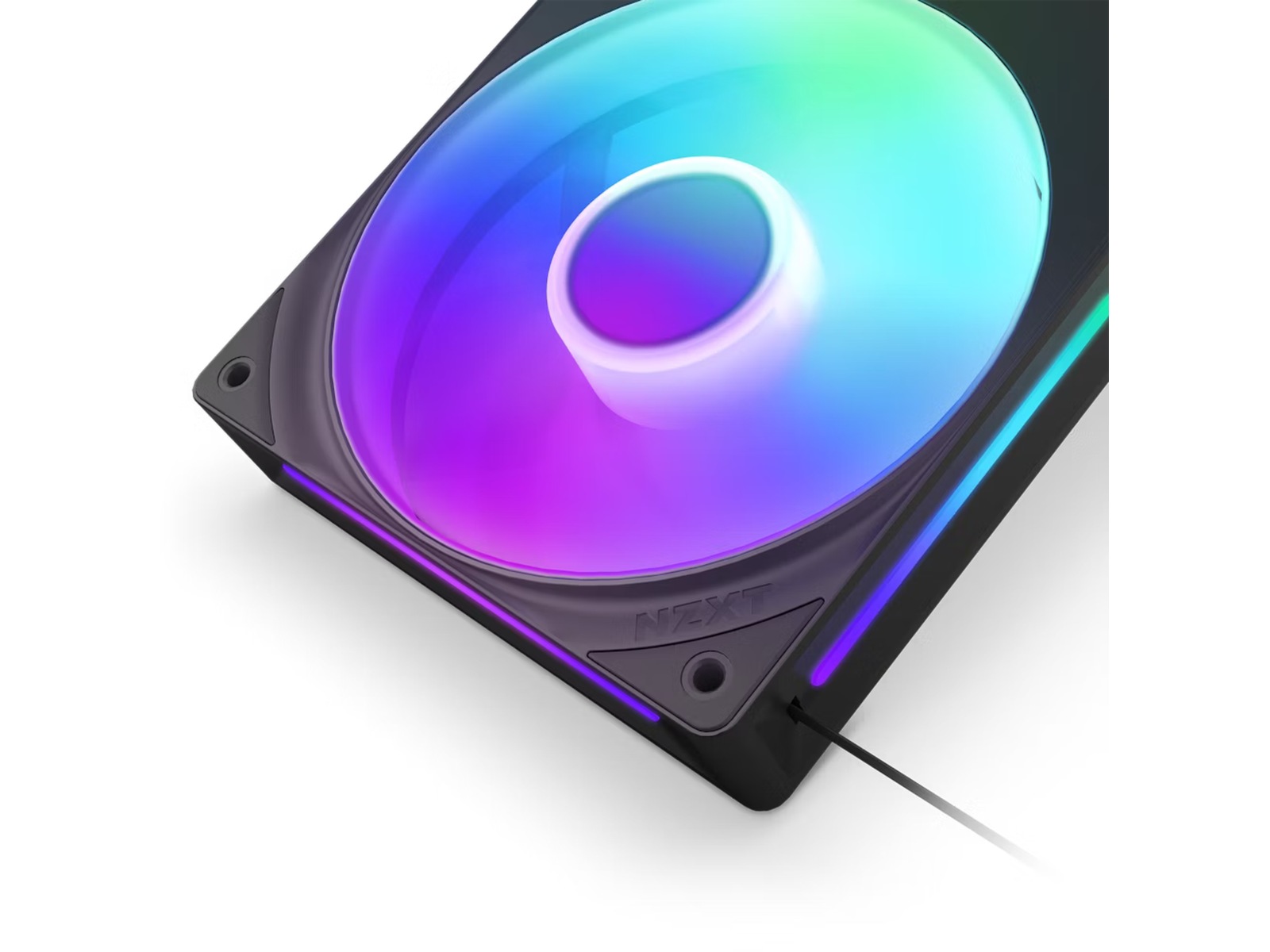 NZXT F240 RGB Core Kjøler (sort) Vifter