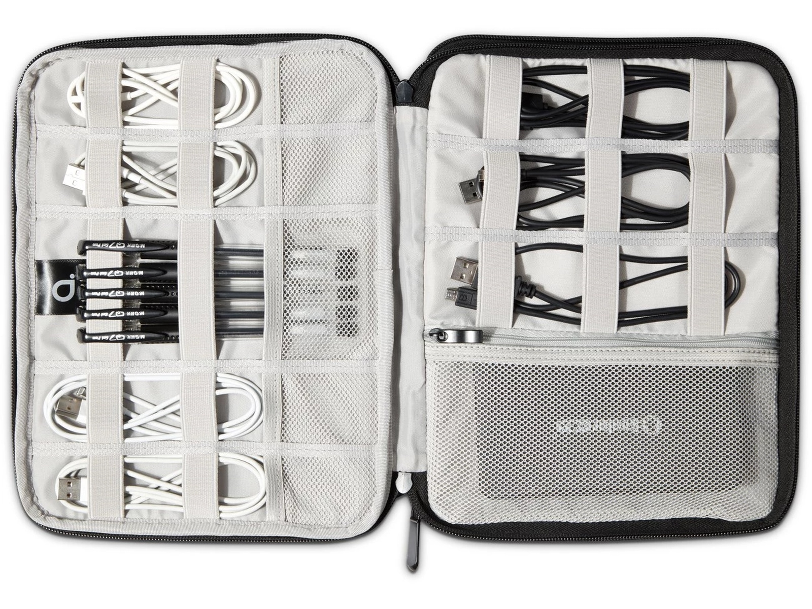 Andersson Stor oppbevaringsveske til nettbrett og tilbehør (grå) Kabelskjulere & tilbehør