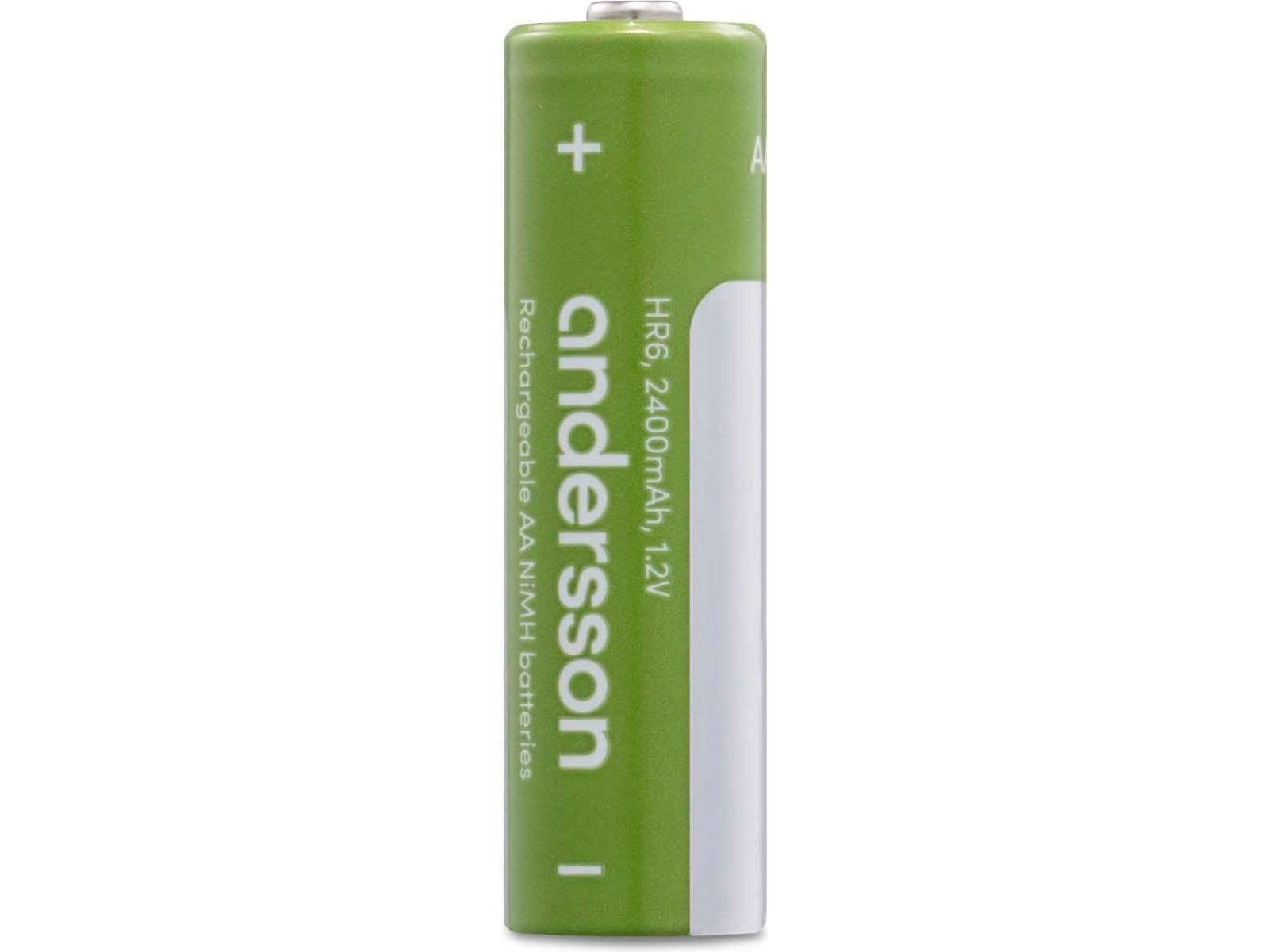 Andersson oppladbare AA batteri, 4-pk Batterier til generell bruk