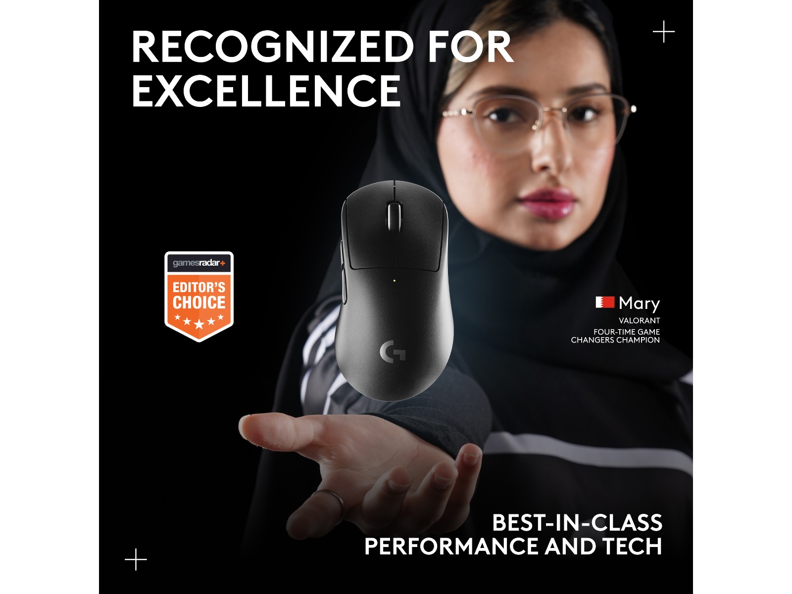 Logitech G Pro X Superlight 2 DEX trådløs gamingmus (sort) Gamingmus