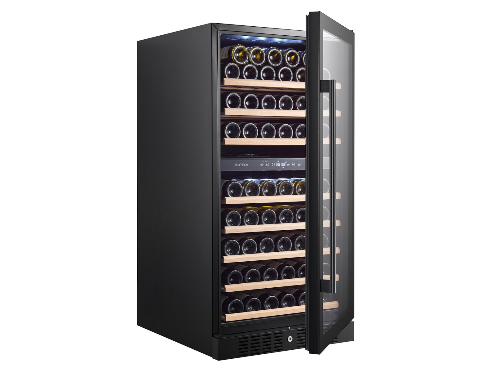 Temptech Classique CL120DB vinskap (94 flasker) Frittstående vinskap