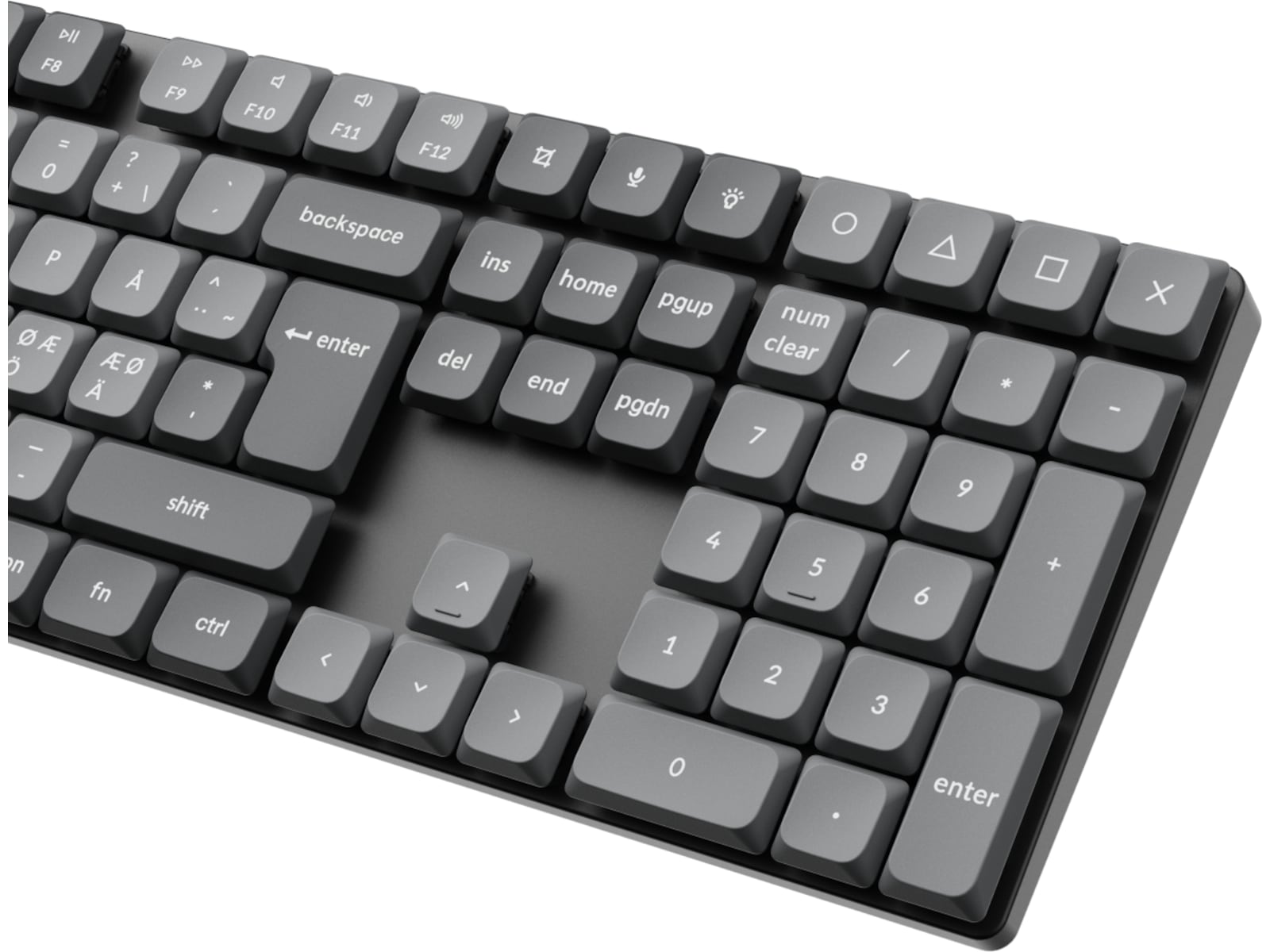 Keychron K5 MAX QMK/VIA Gateron Red trådløst gamingtastatur Gamingtastatur