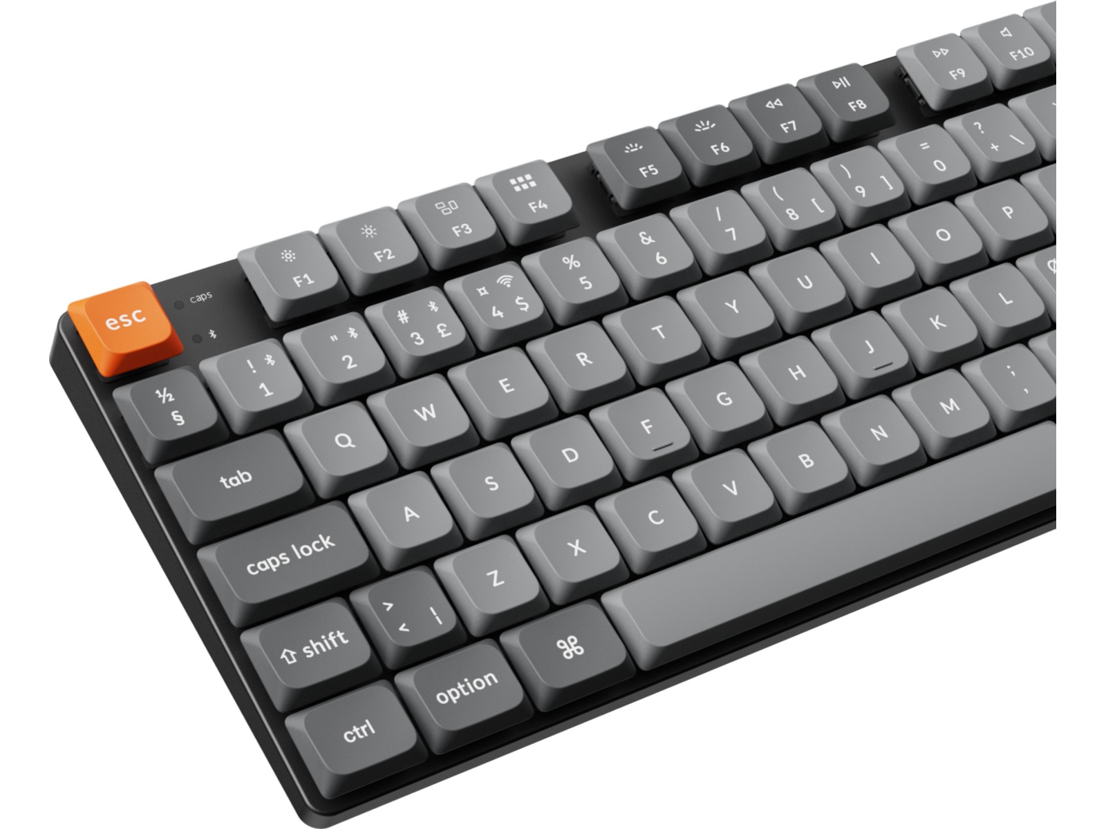 Keychron K5 MAX QMK/VIA Gateron Red trådløst gamingtastatur Gamingtastatur