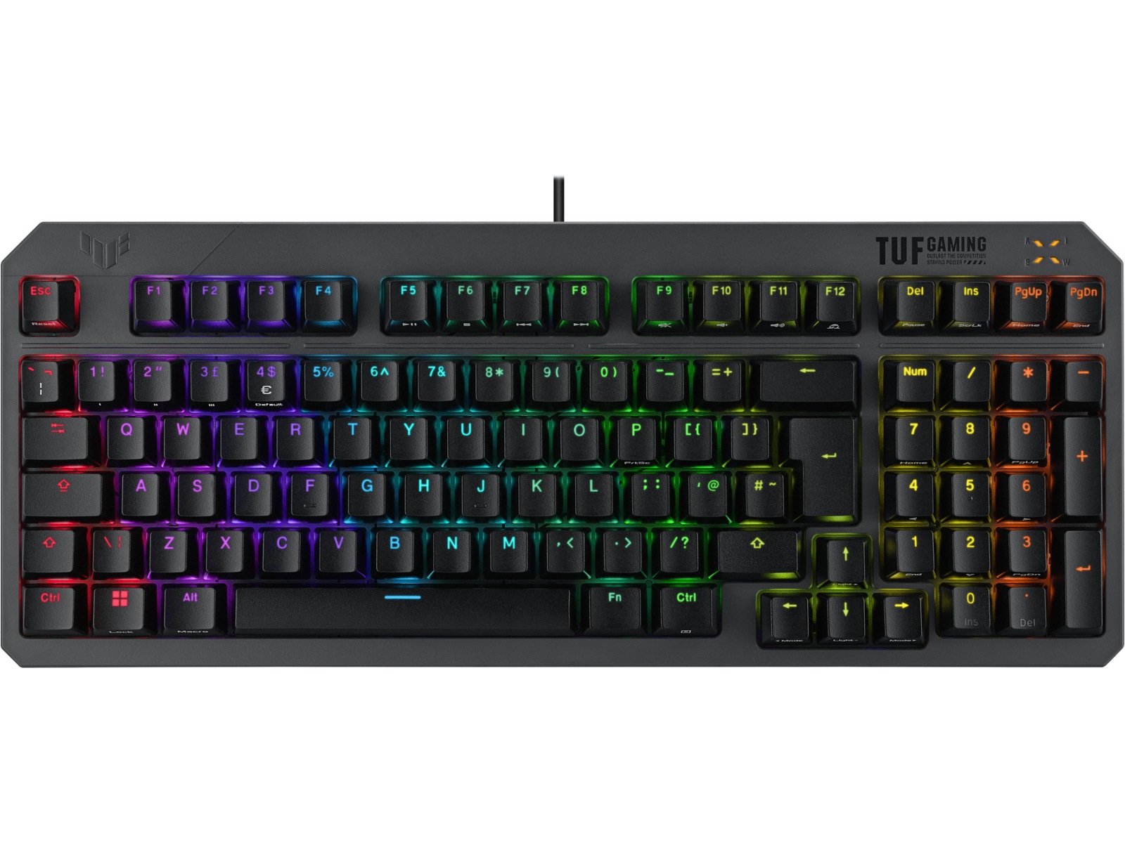 ASUS TUF Gaming K3 Gen II gamingtastatur (sort) Gamingtastatur