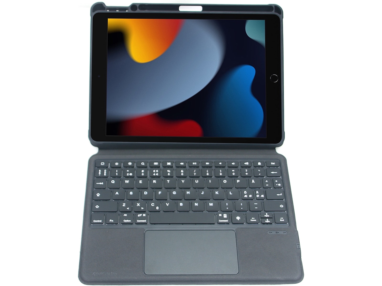 4smarts iPad Pro 11" 2-i-1 Tastaturdeksel (grå) Tastatur og stylus
