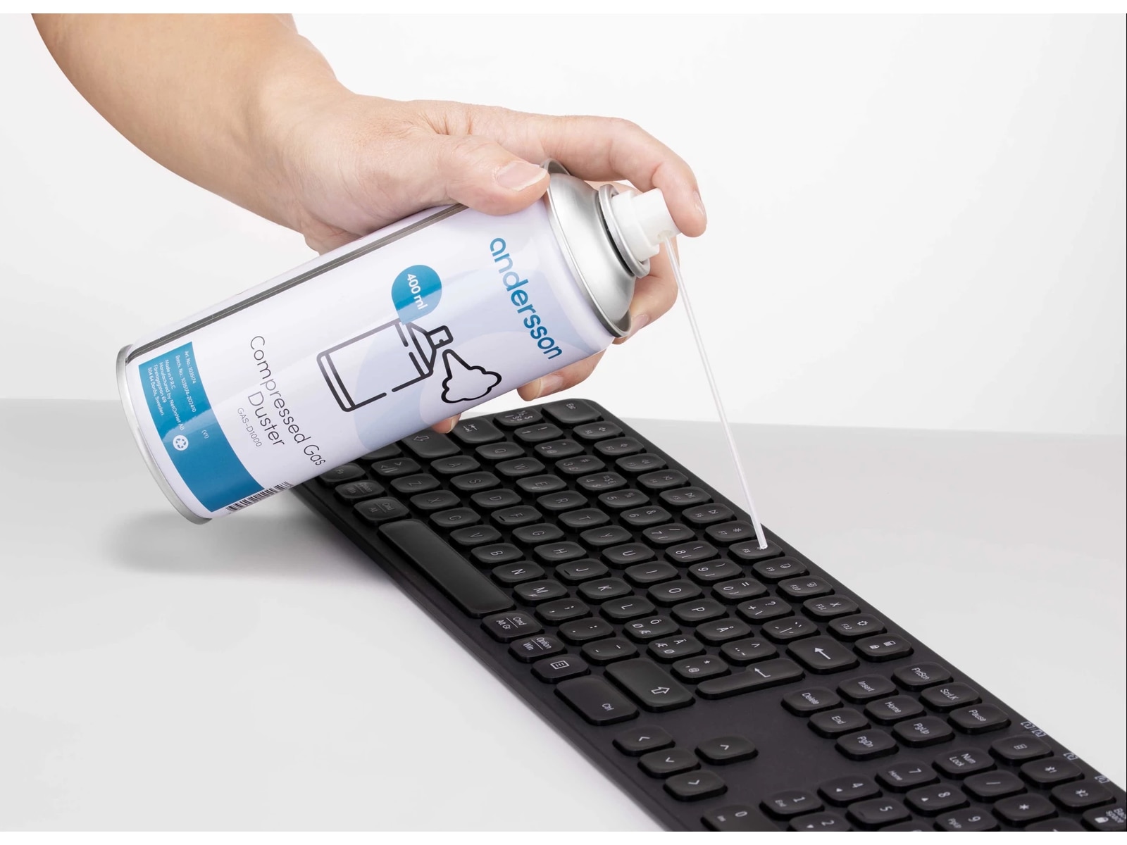 Andersson GAS-D1000 komprimert luft på boks Rens