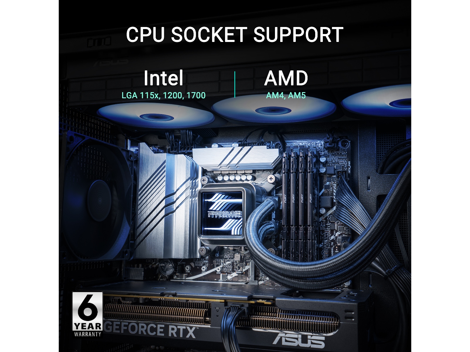 Asus Prime LC 360 ARGB Kjøler CPU - Vannkjøling