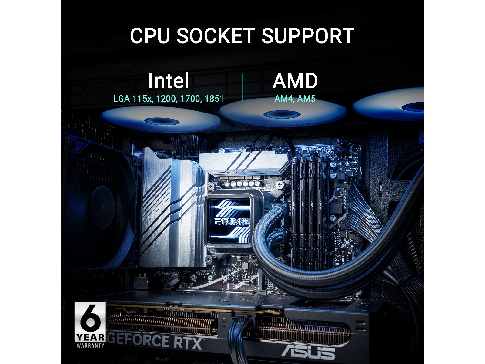 Asus Prime LC 240 ARGB Kjøler CPU - Vannkjøling