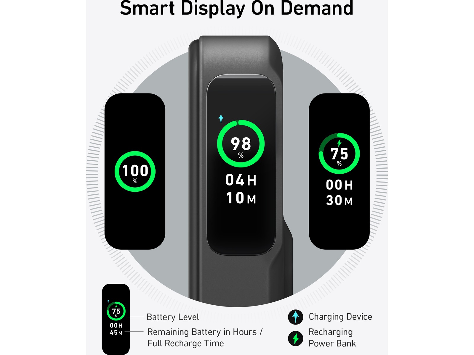 Anker MagGo Powerbank 10000mAh (sort) Powerbank